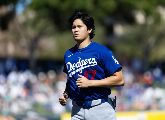 Shohei Ohtani je najbolj priljubljen in tudi najboljši igralec bejzbola na svetu. FOTO: Mark J. Rebilas/Reuters