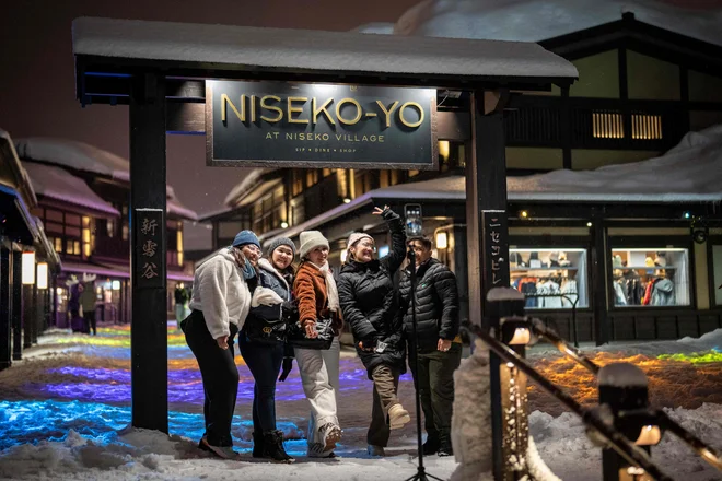 Japonsko smučarsko središče Niseko FOTO: Yuichi Yamazaki Afp