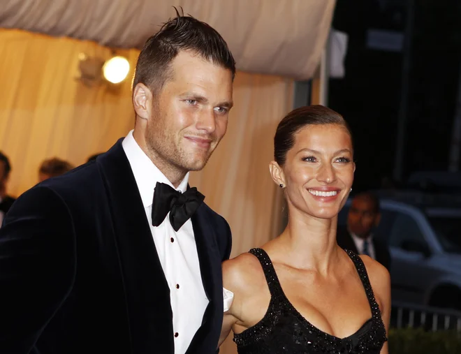 Gisele Bündchen in Tom Brady, ko je ljubezen še cvetela. Foto: AFP
