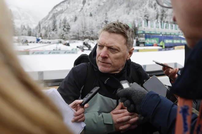 Aljoša Dolhar je bil ponosen na planiško ekipo. FOTO: Leon Vidic/Delo