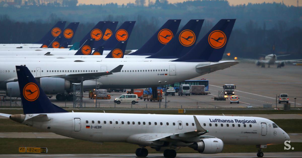Piloti v Lufthansi začeli 48-urno stavko, občutili jo bodo tudi potniki na Brniku
