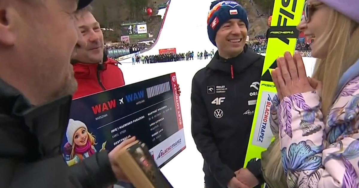 Stoch in žena komaj verjela, kaj so jima pripravili v Planici