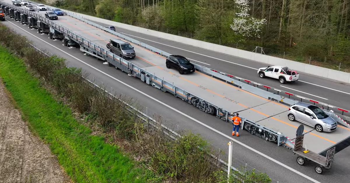 Most ASTRA: Švicarska rešitev za obvoz del na avtocesti brez zastojev