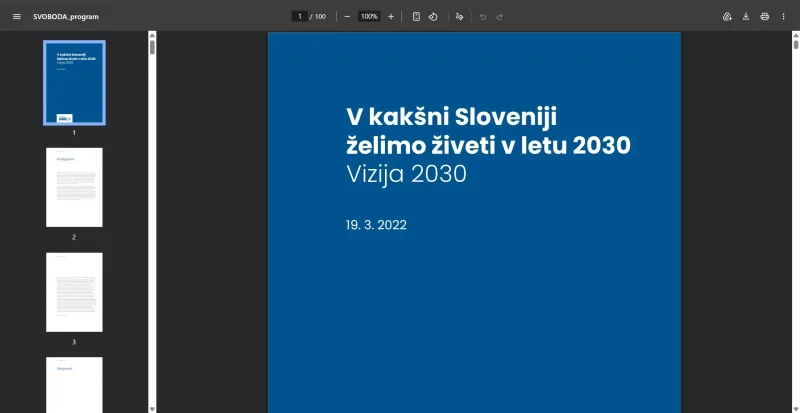 Na spletni strani imajo še vedno program iz leta 2022. Foto: posnetek zaslona