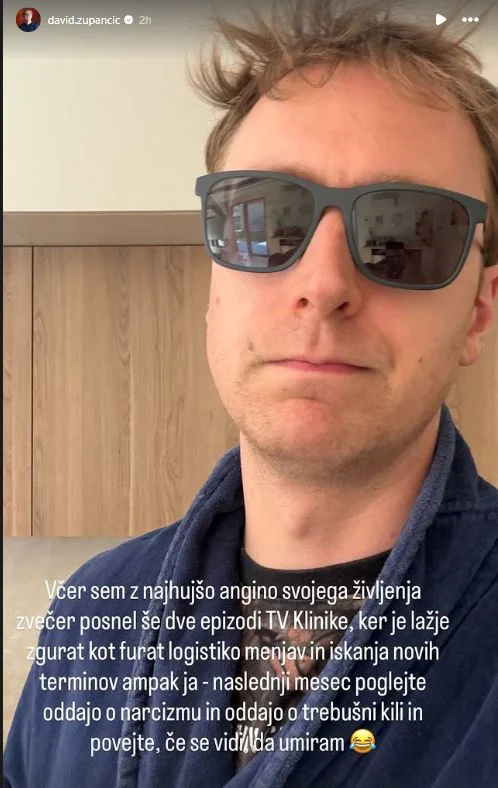 FOTO: Zaslonski posnetek, Instagram