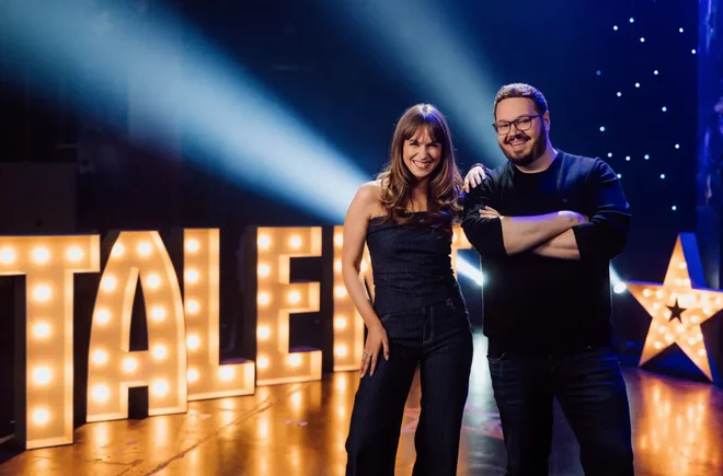 Melani Mekicar in Sašo Stare. FOTO: Pop Tv
