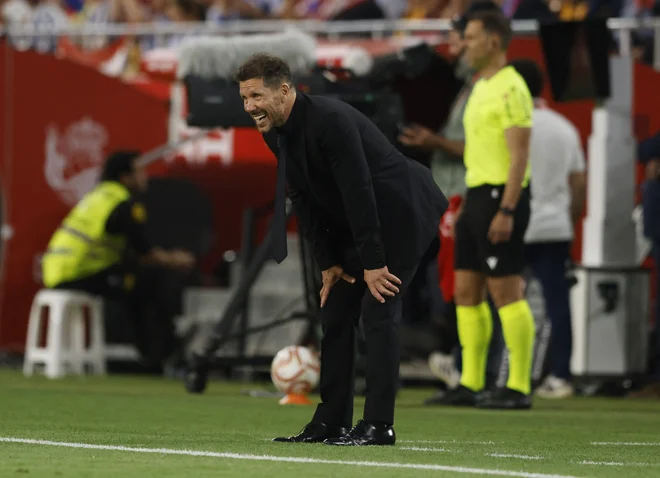 Trener Atletica Diego Simeone FOTO: Marcelo Del Pozo/Reuters