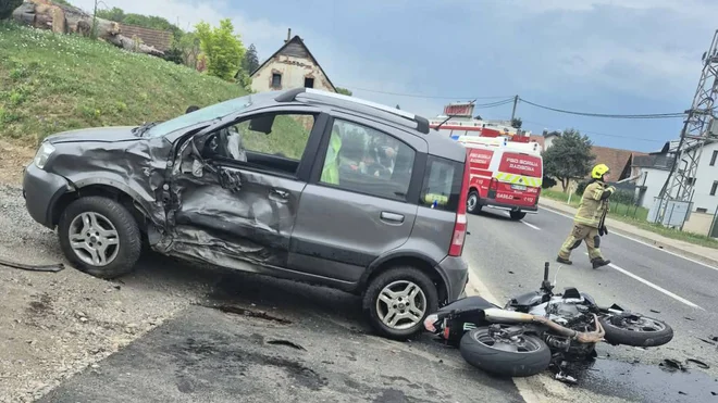 Tragedija se je zgodila zaradi neprilagojene hitrosti voznika motornega kolesa. Foto: Oste Bakal