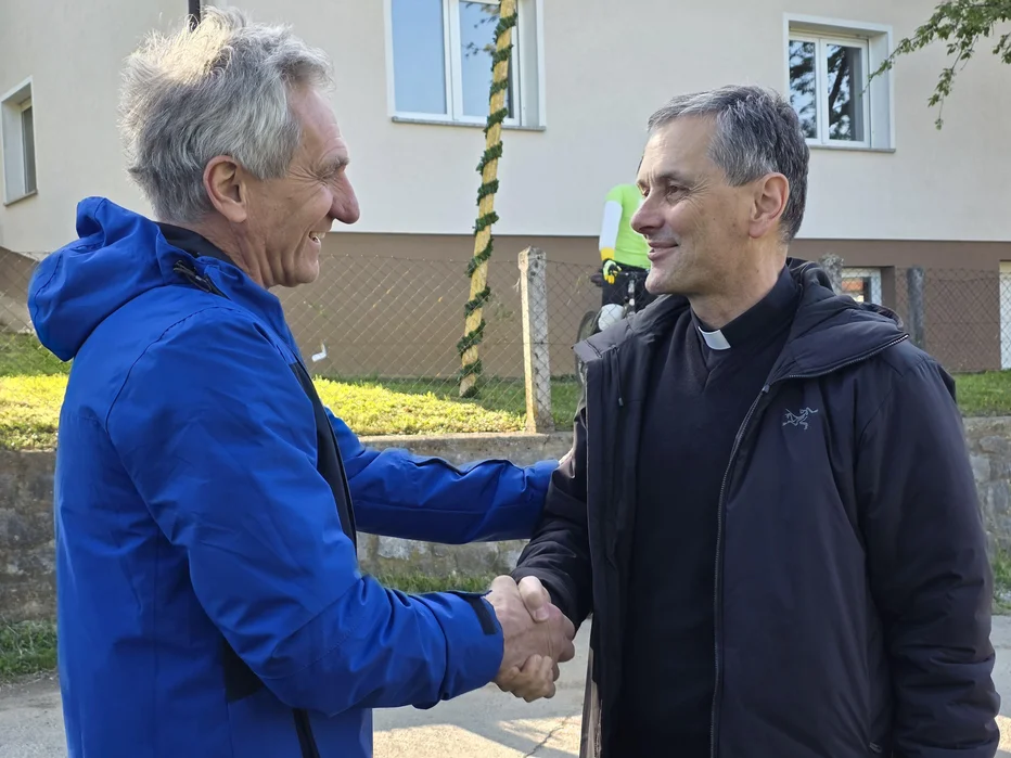 Dobrih želja ni manjkalo. FOTOGRAFIJE: Drago Perko