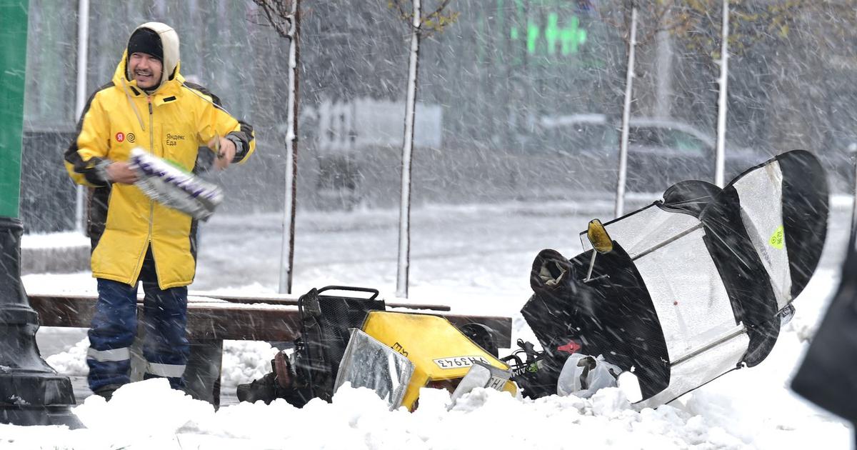 Kaos v mestu: Konec aprila jih je presenetil sneg