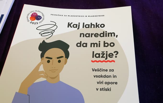 Gradivo NIJZ, predstavljeno na stojnicah ob Festivalu duševnega zdravja v Mariboru