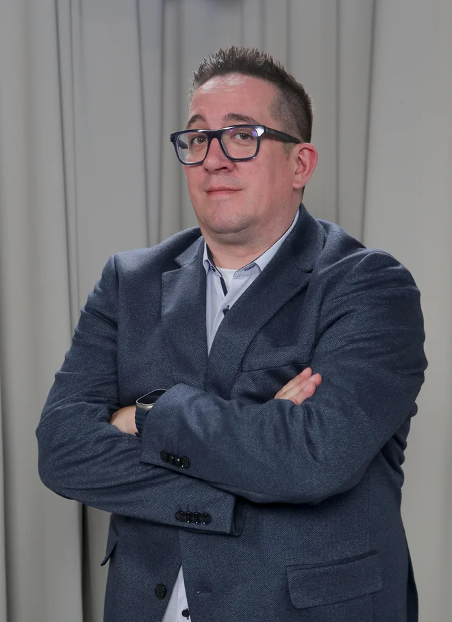 David Bevc, vodja IT in oblačnih storitev v Telekom Slovenije. FOTO: Marko Feist