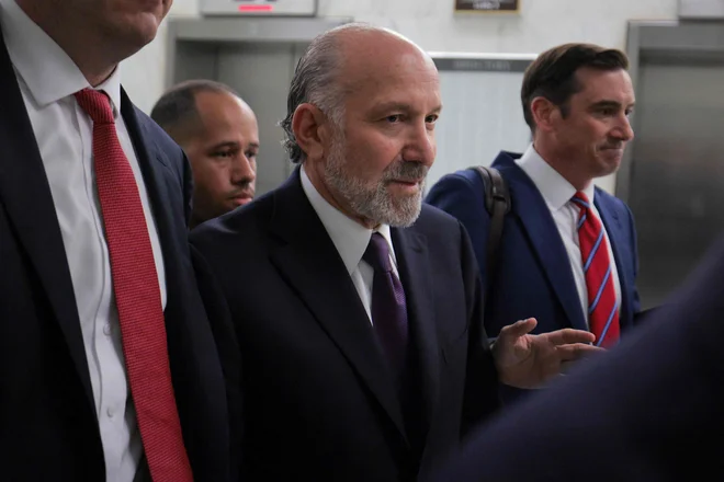 Fitzgerald Lutnick in Epstein sta bila soseda v New Yorku. FOTO: Chip Somodevilla/Getty Images via AFP