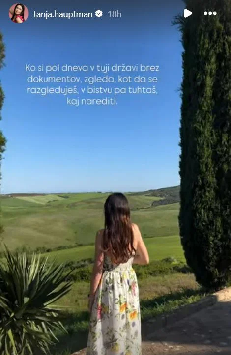 FOTO: Zajem zaslona Instagram