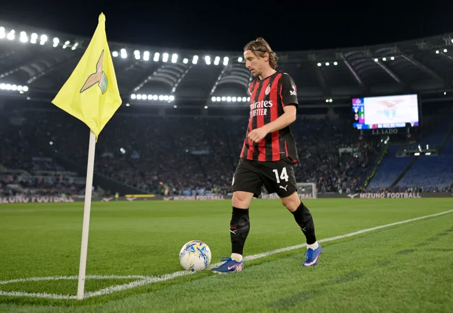 Luka Modrić je lani zapustil Madrid in se preselil v AC Milan. FOTO: Daniele Mascolo/Reuters