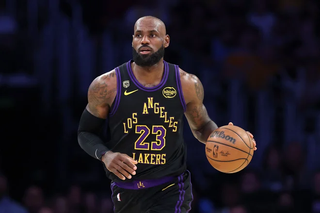 LeBron James se zelo dobro razume z Lindsey Vonn. FOTO: Luke Hales/AFP