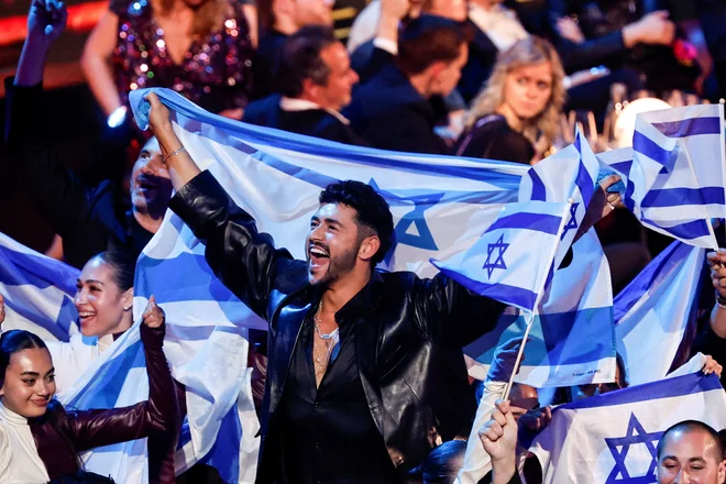 Noam Bettan se bo moral zadovoljiti z drugim mestom. FOTO: Lisa Leutner Reuters