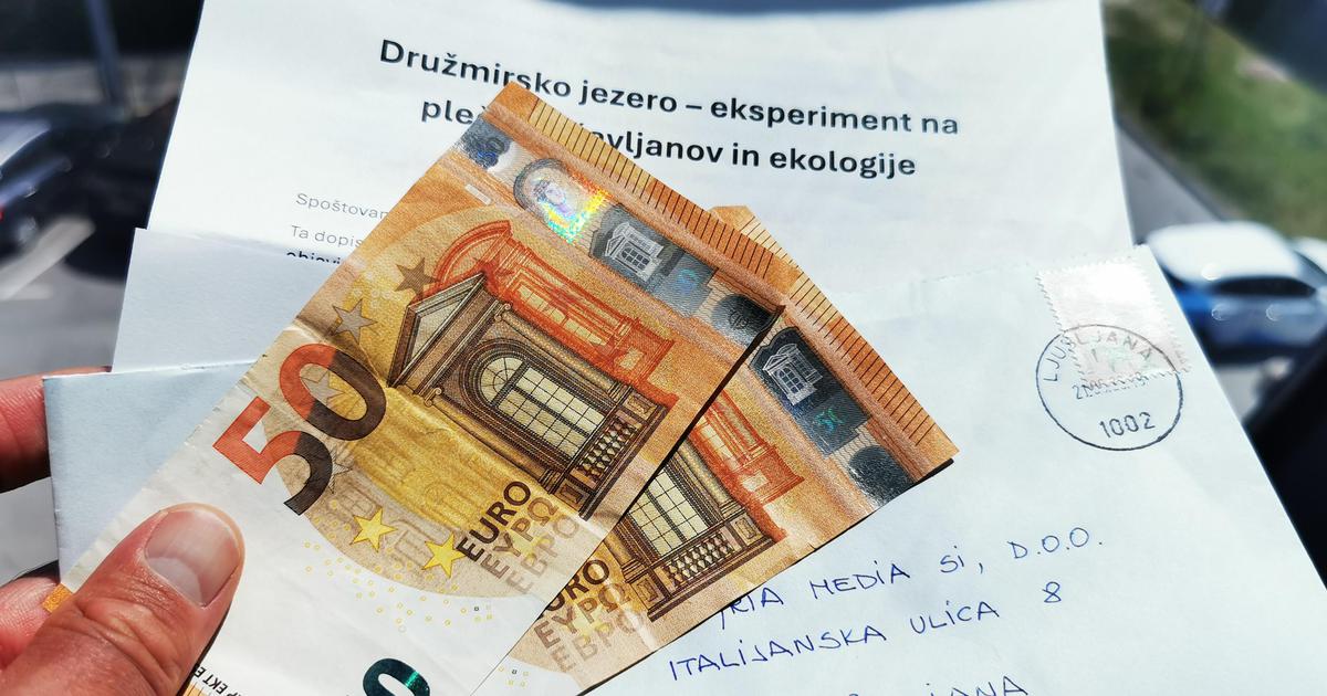 Neznanec nam je po pošti poslal 100 evrov, to pravi policija