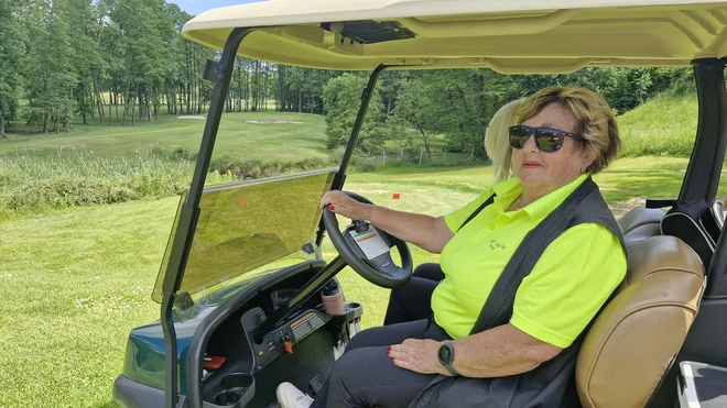 Danica Šegola je skupaj z možem Francem igrišče za golf rešila pred propadom.