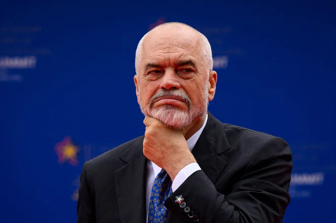 Albanski premier Edi Rama je prepričan, da gre za odličen projekt. FOTO: Leon Neal/Reuters