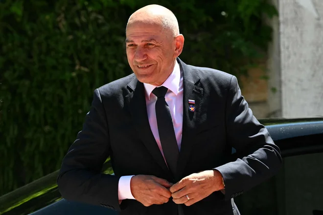 Janez Janša se je udeležil vrha v Tivtu. FOTO: Savo Prelević/AFP