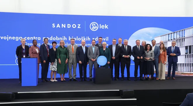 Predsednica je poudarila tudi vlogo Leka kot enega največjih vlagateljev v izobraževanje v Sloveniji. FOTO: Sandoz