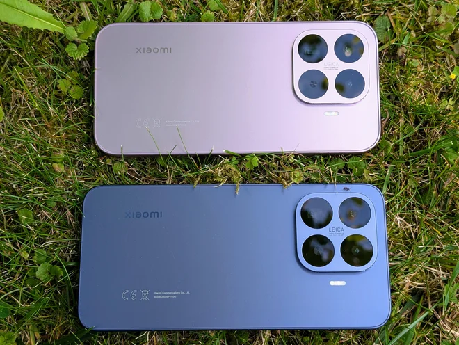 Xiaomi 17T pro (modri) in xiaomi 17T (vijolični) FOTO: Staš Ivanc