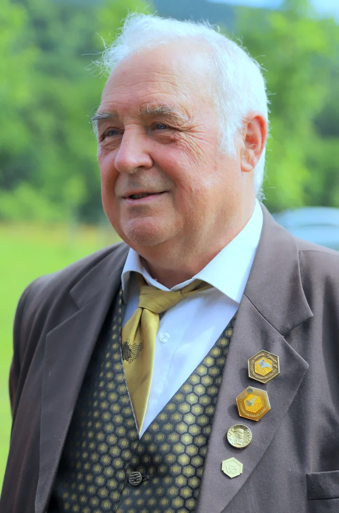 Predstavnik Čebelarske zveze Slovenije in svetovalec za čebelarstvo Franc Podrižnik