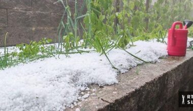 Na Primorskem, Gorenjskem in v osrednji Sloveniji vročinske nevihte z nalivi in manjšo točo