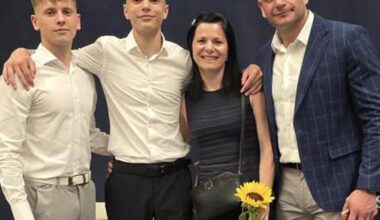 Stevanović se veseli odličnega uspeha sina, končal je osnovno šolo