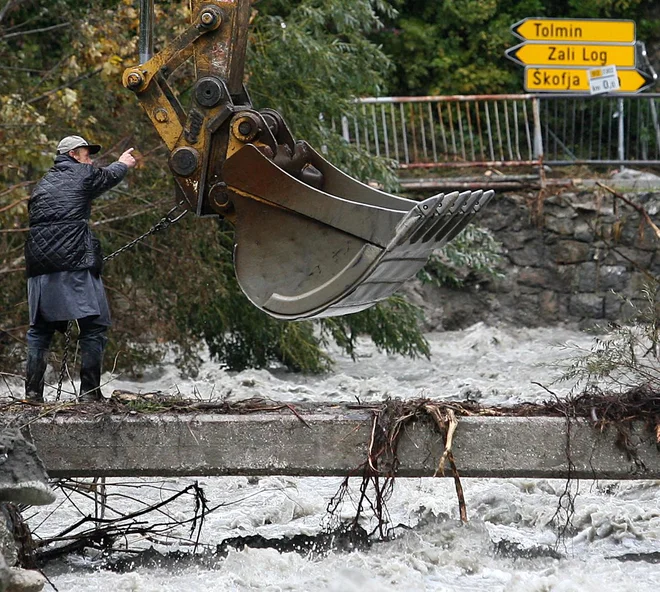 Poplave v Železnikih so eden tistih dogodkov, ki so se mu za vedno vtisnili v spomin. FOTO: Matej Družnik