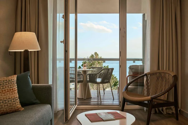 Resort ponuja približno 200 sob in suit. FOTO: Mövenpick Hotel & Residences Kvarner Bay