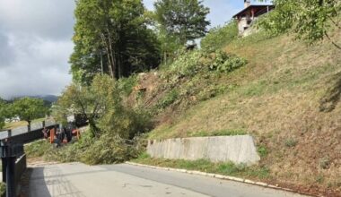 Zaradi sanacije plazu v Podkraju popolna zapora ceste