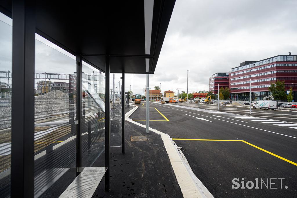 Ljubljana, Avtobusna postaja Ljubljana; Nova začasna glavna avtobusna postaja Ljubljana
