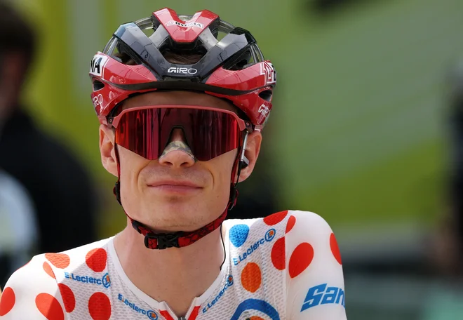 Dirko po Franciji je Jonas Vingegaard zapustil razočaran. FOTO: Gonzalo Fuentes/Reuters