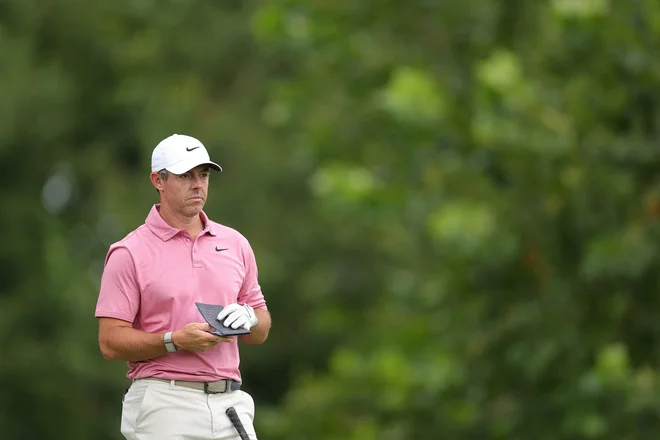 Severni Irec Rory McIlroy je drugi na svetovni lestvici profesionalnih igralcev golfa. FOTO: Alex Slitz/AFP