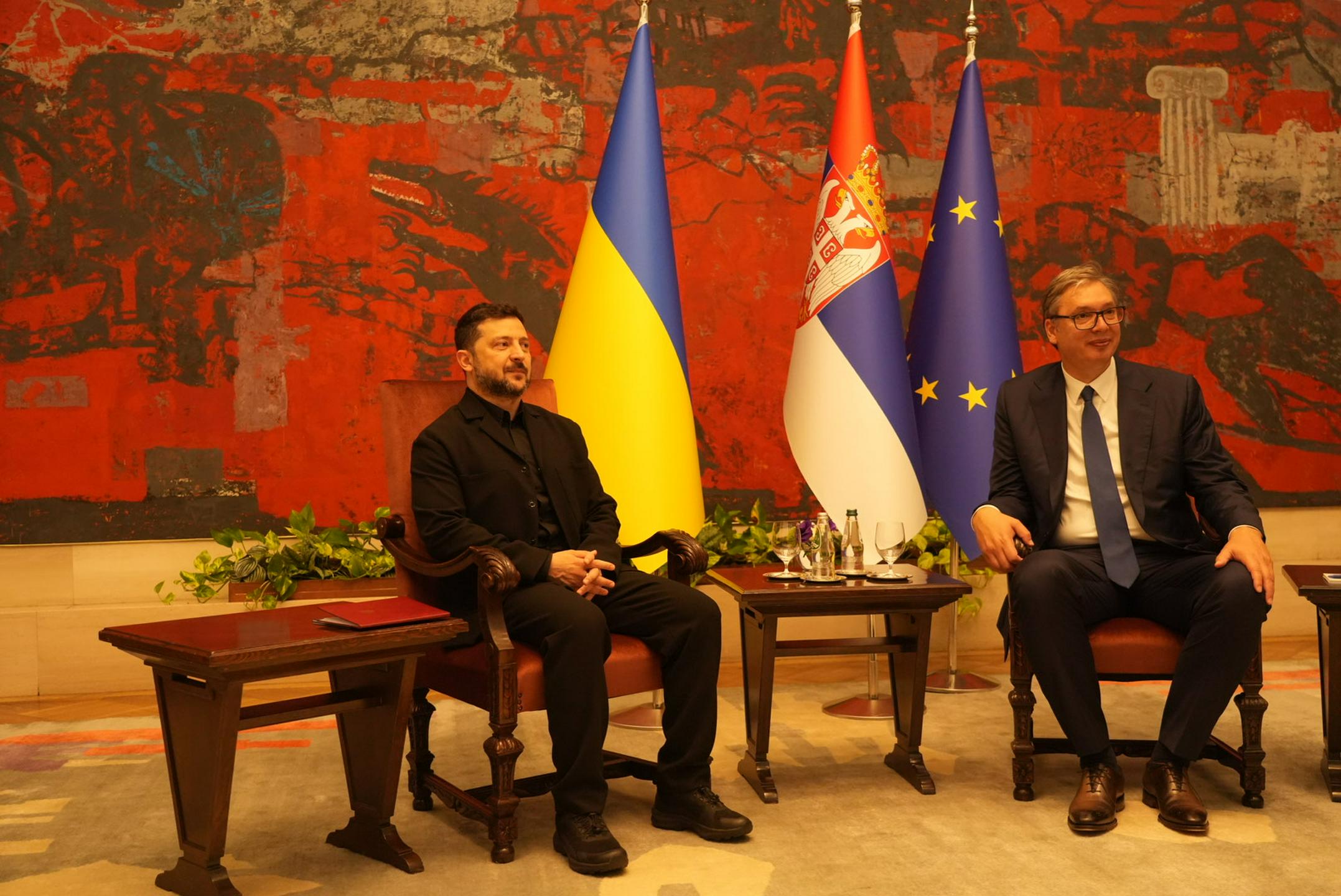 Zelenski in Vučić. Foto: BoBo Zelenski in Vučić. Foto: BoBo