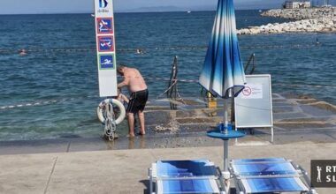 Kopanje pri Svetilniku ni več odsvetovano, na kopališču Delfin bo ukrep verjetno odpravljen v petek
