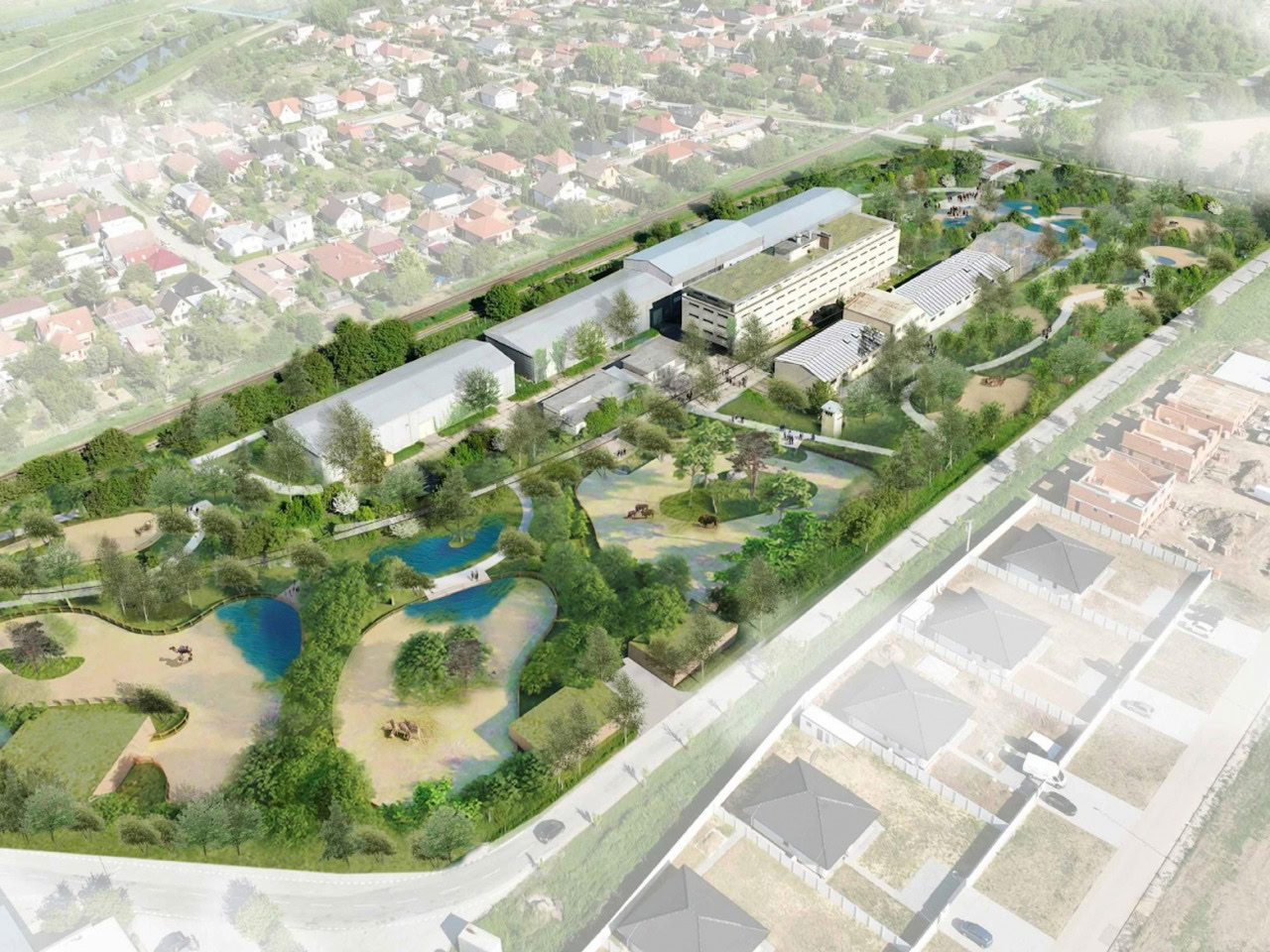 Vizualizácia projektu ZOO Nitra - Lužianky. Foto: enviroportal.sk/SPECIAL IMMO s.r.o.