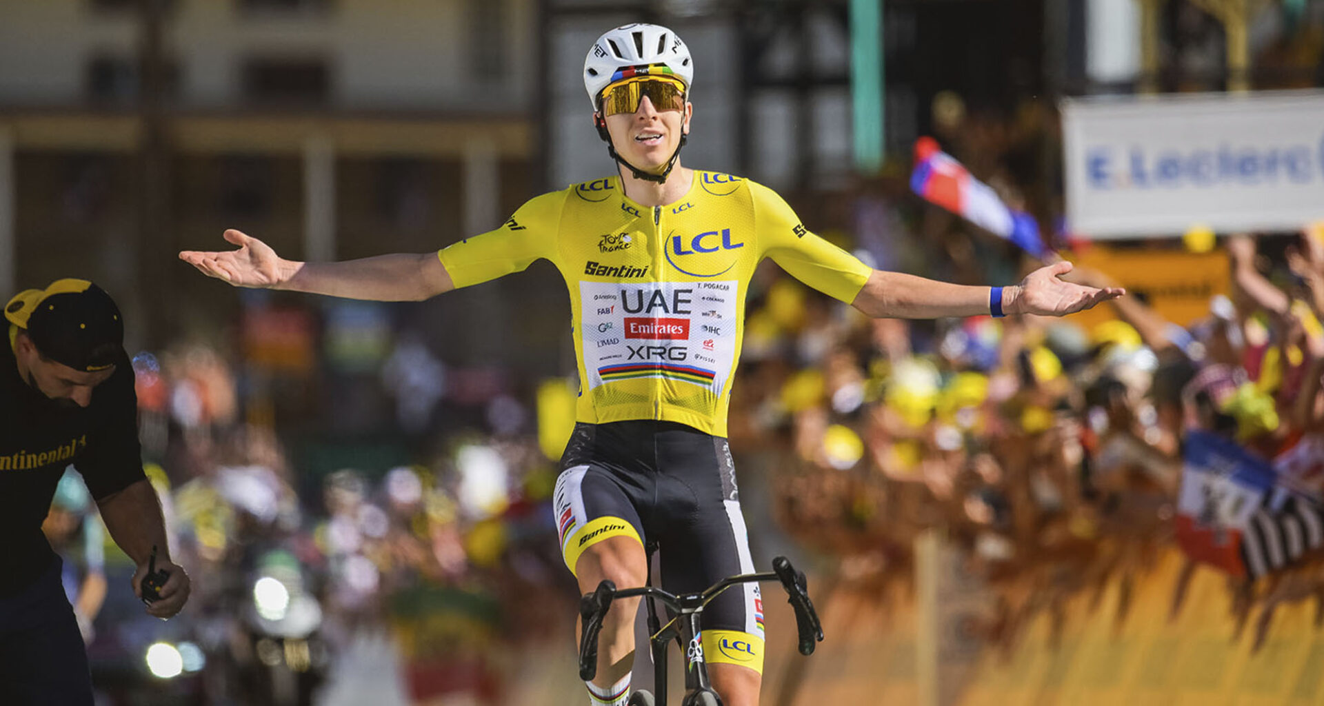Nezastaviteľný Tadej Pogačar prekonal 31-ročný rekord Pantaniho na Alpe d’Huez a dosiahol piate etapové víťazstvo na Tour de France – Biker.sk
