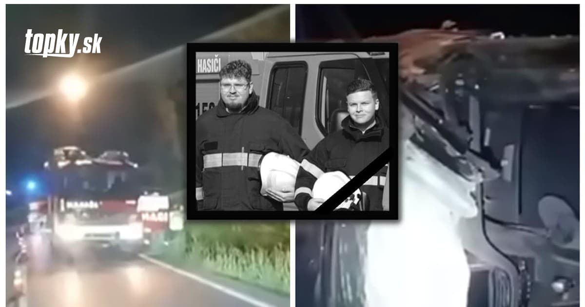 Pri Biskupiciach prišli o život dvaja mladí členovia dobrovoľných hasičov
