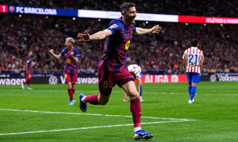 Robert Lewandowski of FC Barcelona