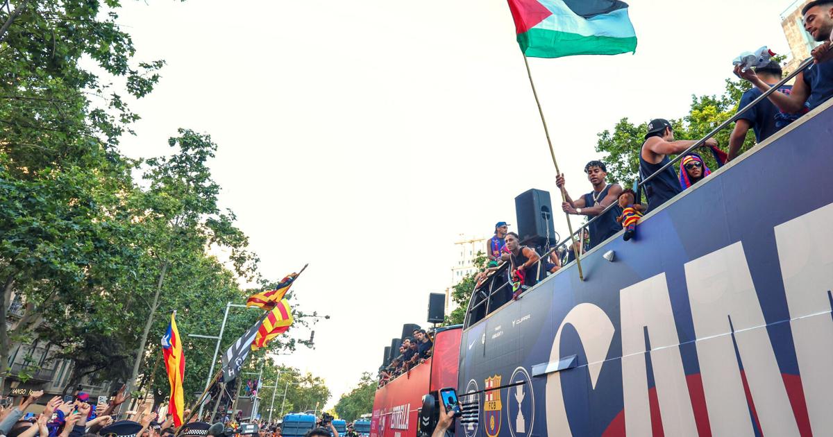 Israeli minister criticizes Barcelona star Lamine Yamal for waving Palestinian flag | National Sports