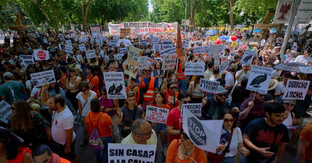 Thousands rally in Spain's capital against increasing housing costs | National News