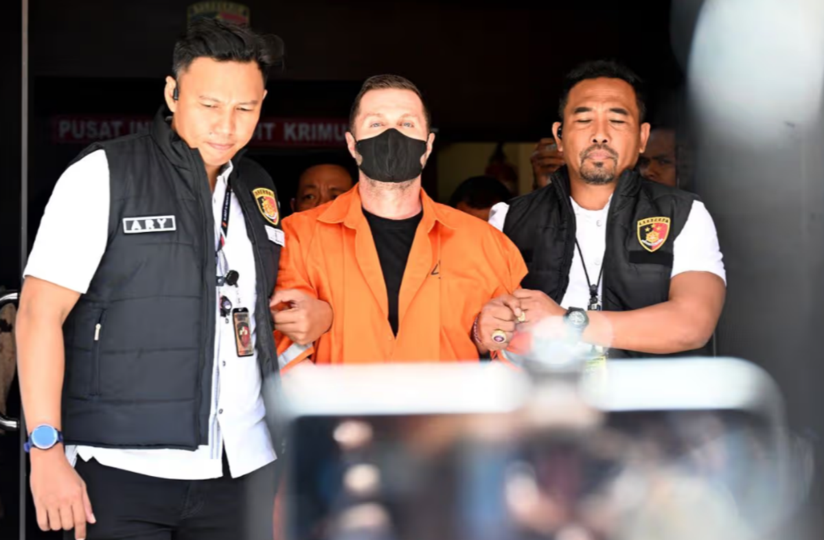 Steven Lyons was arrested in Bali