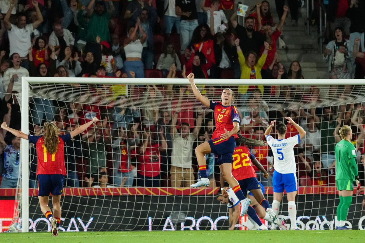 Lionesses blown away How Lionesses were blown away by ruthless Spain in major blow to Women’s World Cup qualification hopesby ruthless Spain in