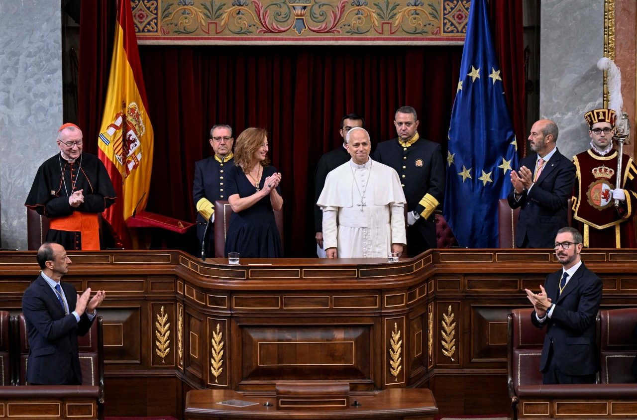 Pope to Spain's Parliament: A just society defends every human life, peace, freedom