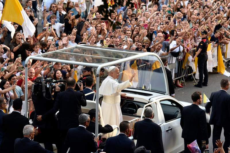 Pope Leo celebrates mass at Gaudí's Sagrada Família in Barcelona