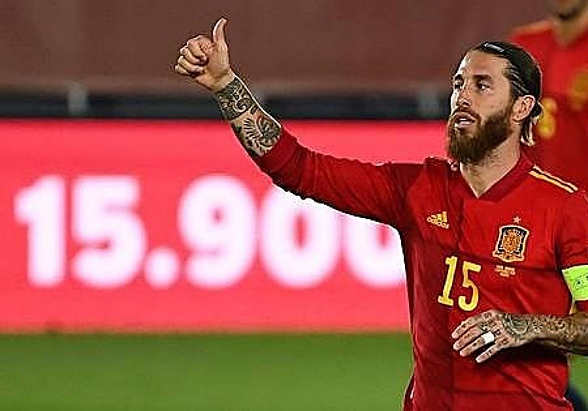 Sergio Ramos: The player most capped for Spain