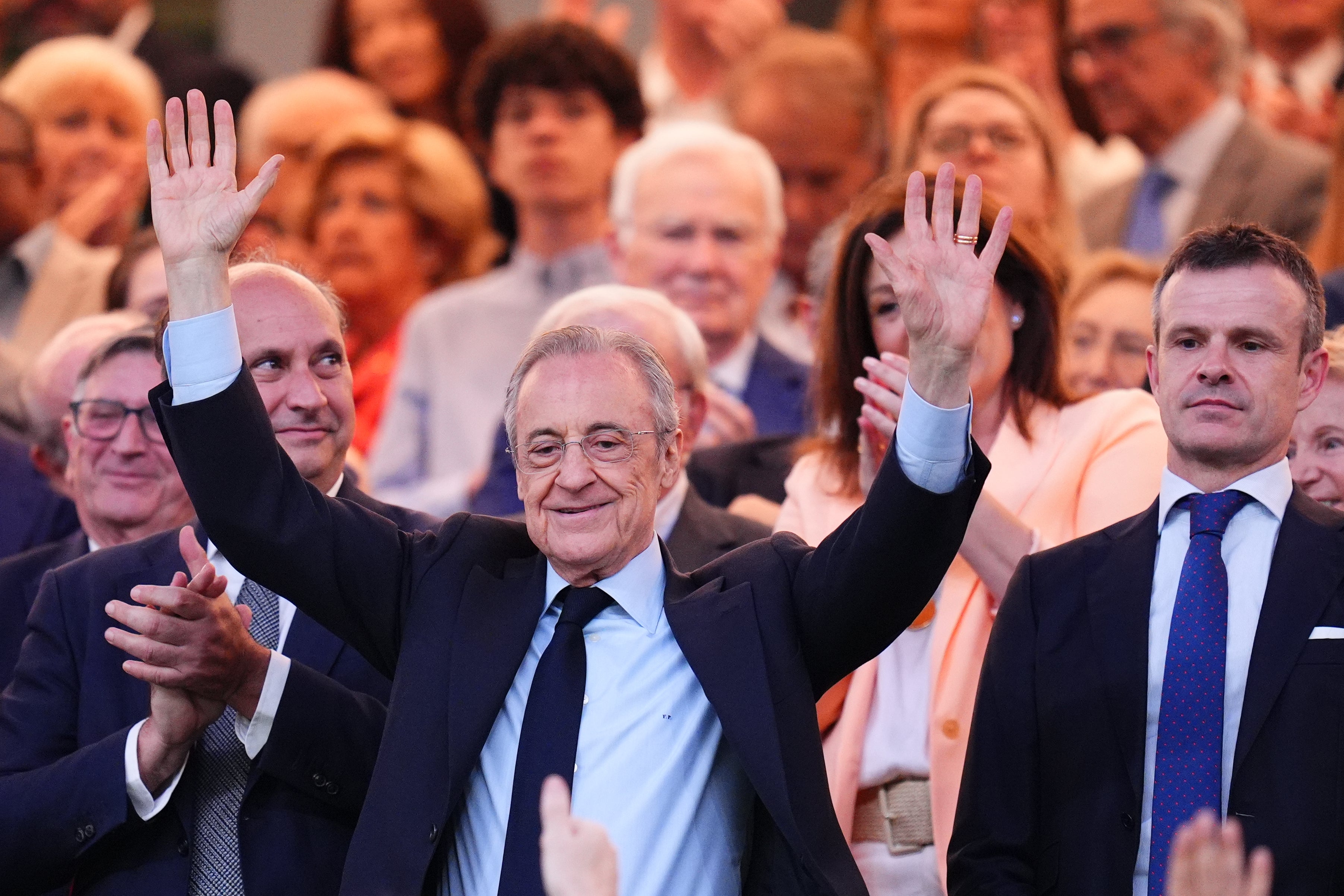 Florentino Perez recently won Real Madrid’s presidential elections